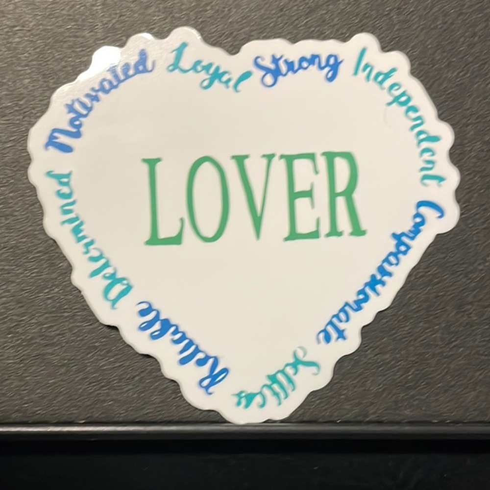 LOVER QUOTE STICKER